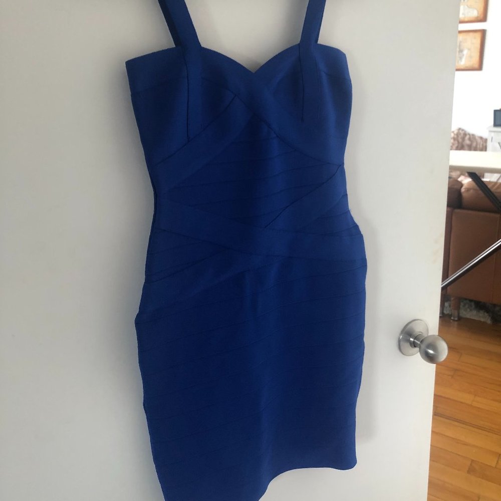 Royal Blue Bandage dress